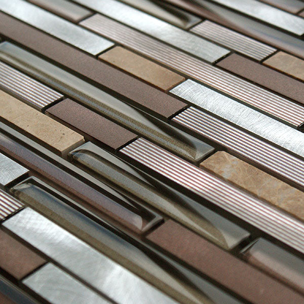 Metalworks Brown - Wall Tile - 30 x 30 cm