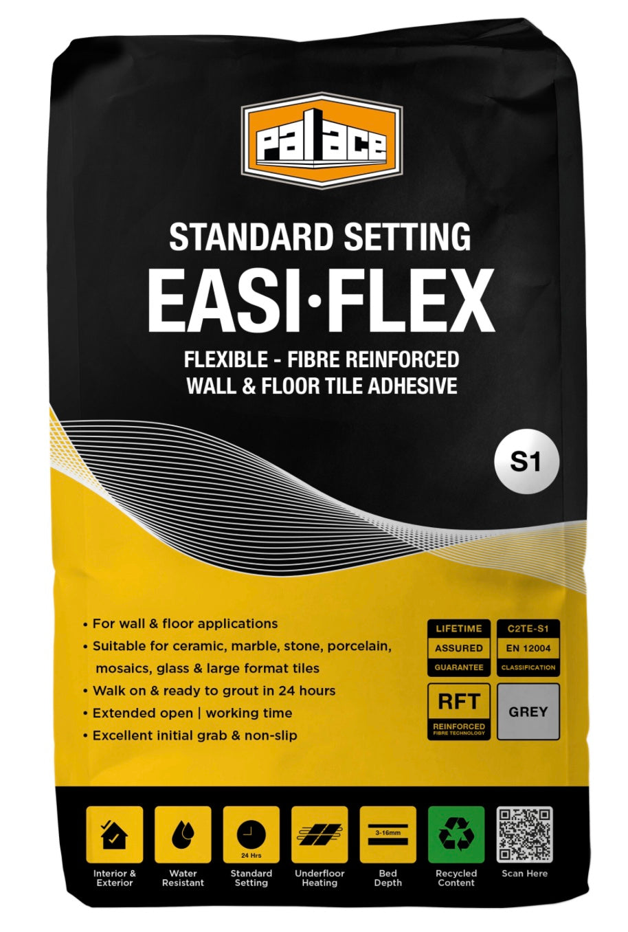 20 kg S1 MultiFlex Tile Adhesive White £15.75 per bag