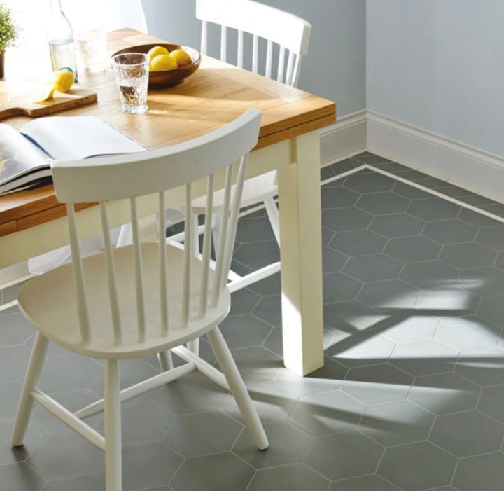 Buckfastleigh Pattern 185x185mm Revival Grey Original Style