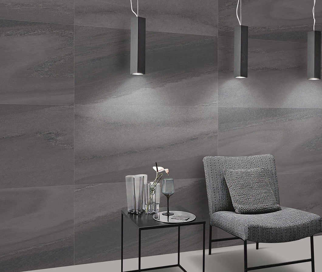 DAZZLE Nero 60x120cm Sugar Effect Porcelain