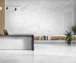 Polished Porcelain Grey Marble 60x60cm