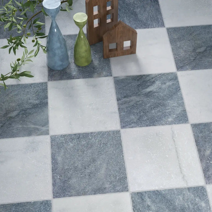 Ash Blue Marble Tile tile image