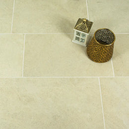 Beaumaniere Limestone Tile - Brushed tile image