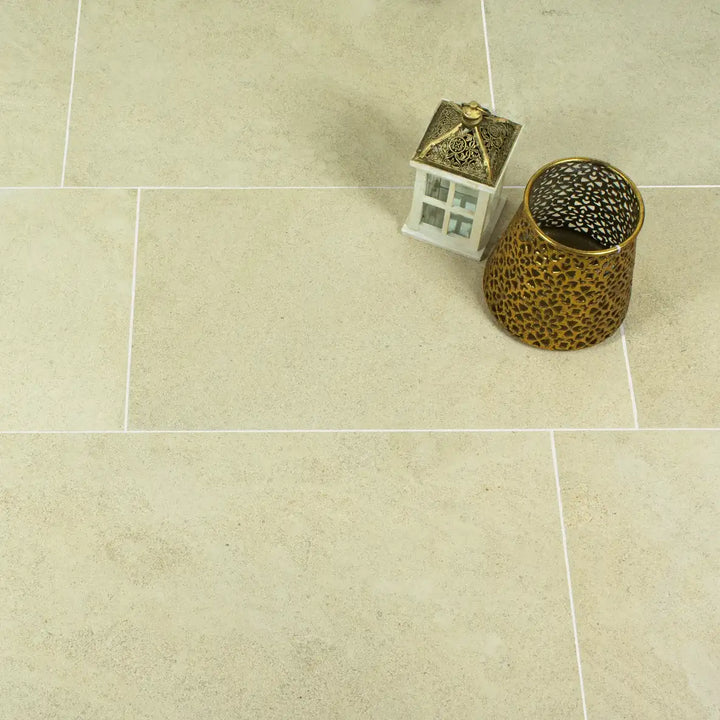 Beaumaniere Limestone Tile - Brushed tile image