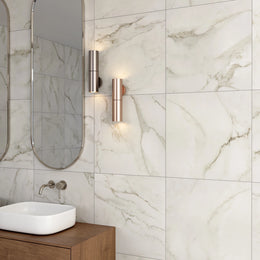 Calacatta Paonazzo Porcelain Tile - Rectified Edge Honed Finish image 2