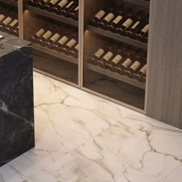 Calacatta Paonazzo Porcelain Tile - Rectified Edge Polished Finish tile image