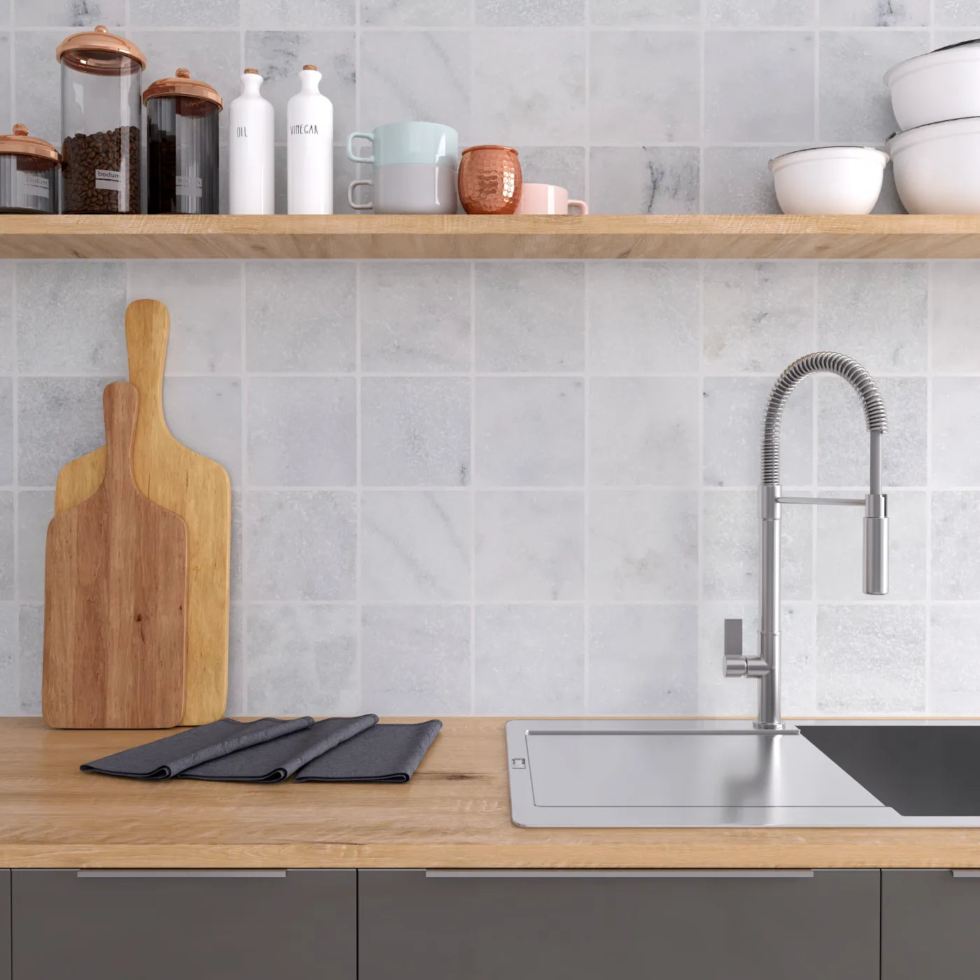 Caria Luna Marble Tile tile image