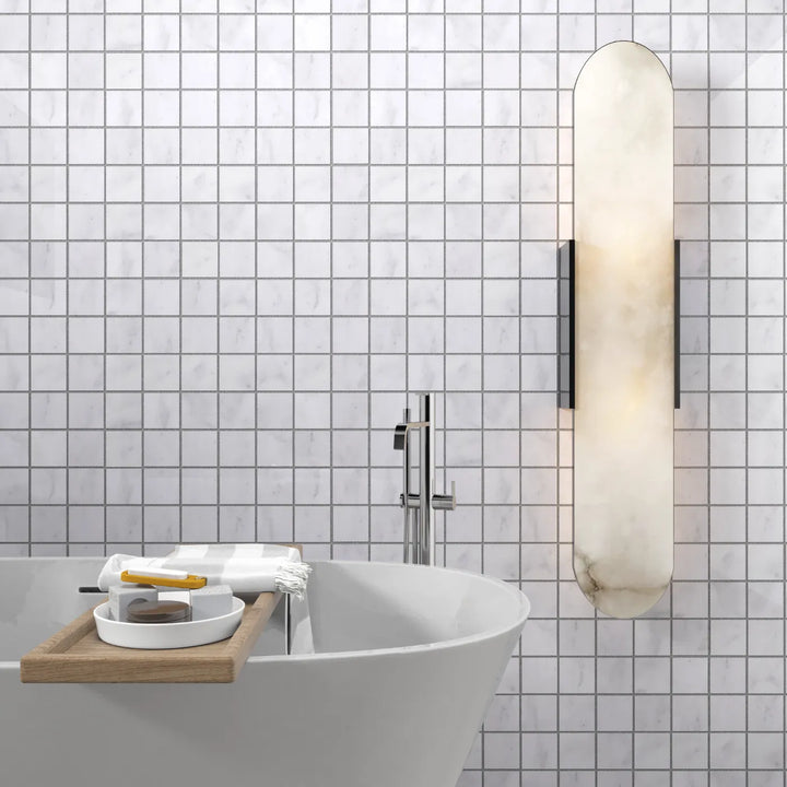 Carrara White Marble Mosaic Tile - Polished tile image
