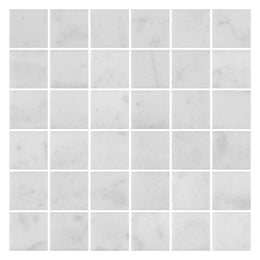 Carrara White Marble Mosaic Tile - Polished image 2