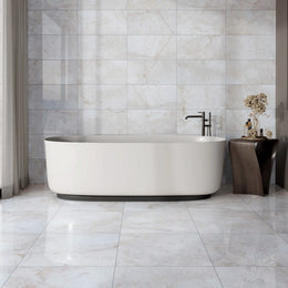 Crema Marfil Marble Tile - Polished tile image