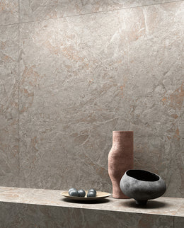 Del Conca Aurora Greige bathroom roomset 2
