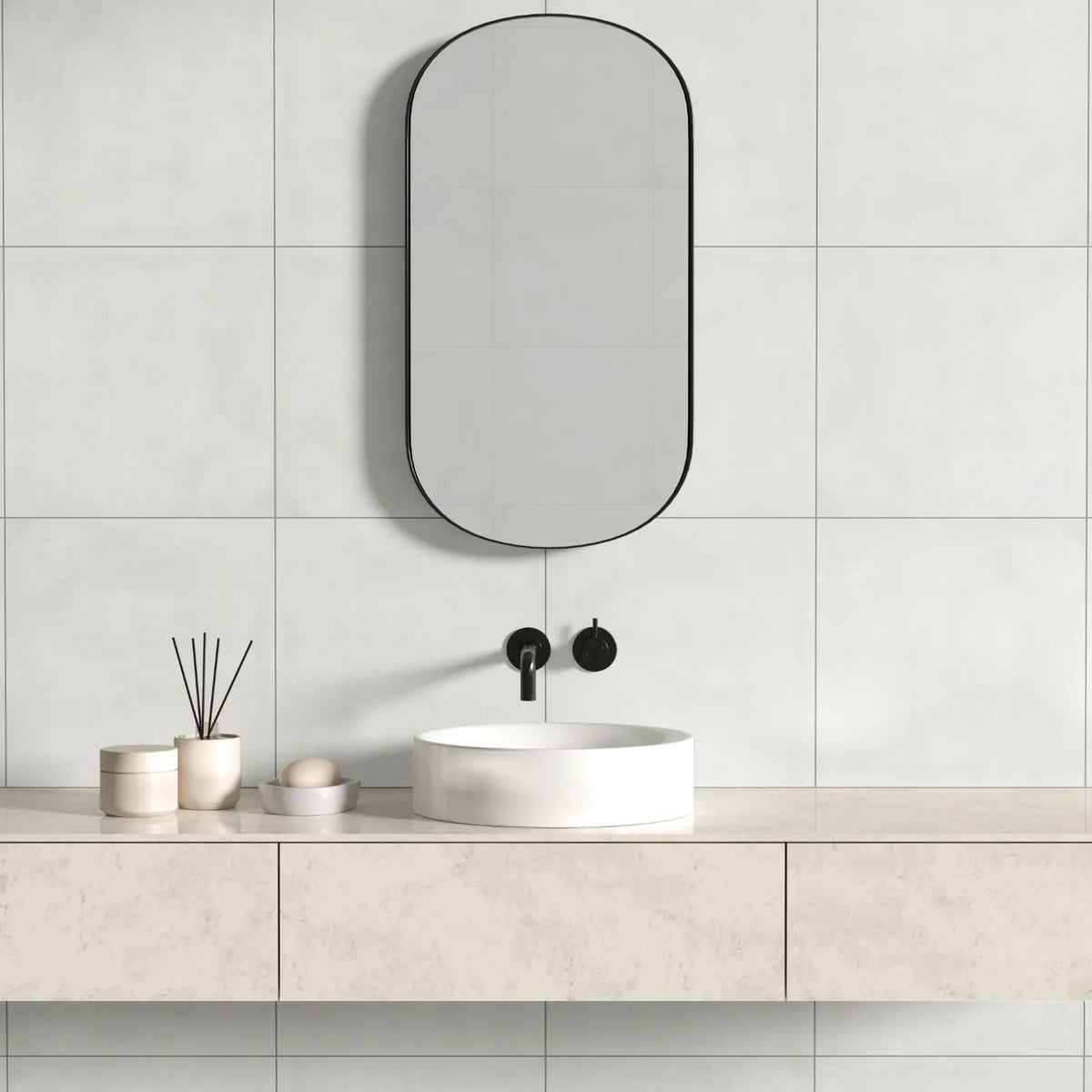Form Ivory Plain Porcelain Tile tile image