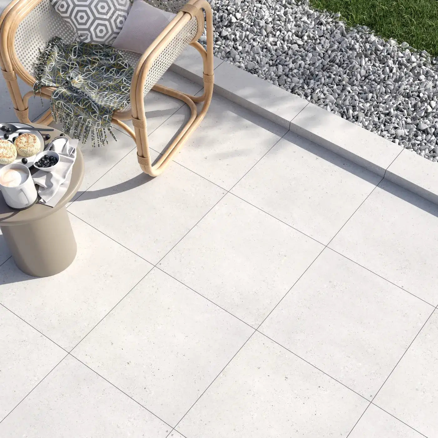 Frammenti Bianco Anti Slip Porcelain Tile tile image