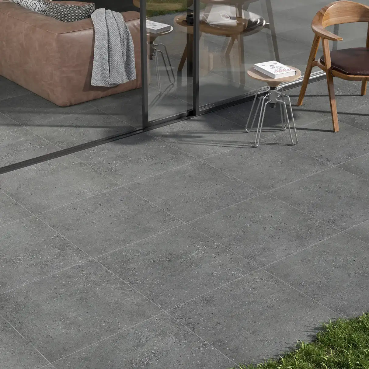 Frammenti Black Anti Slip Porcelain Tile tile image