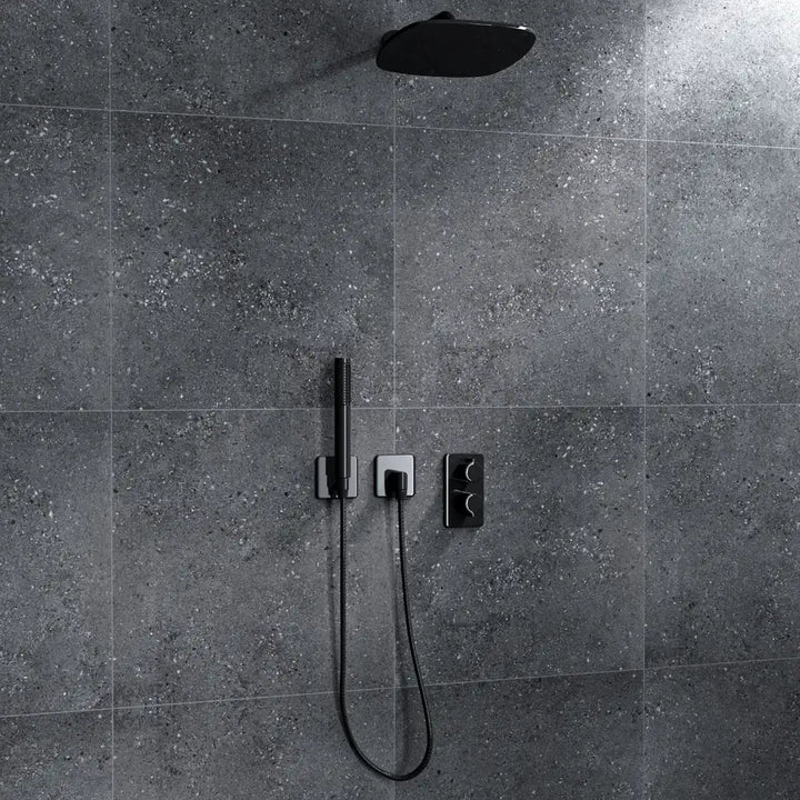 Frammenti Tech Black Porcelain Tile tile image