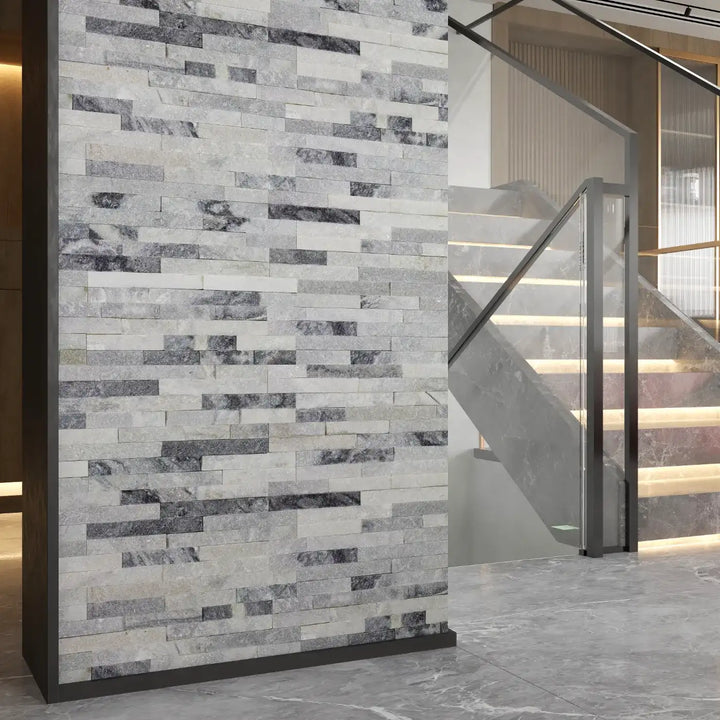 Glacier Grey Slate Riven Tile tile image
