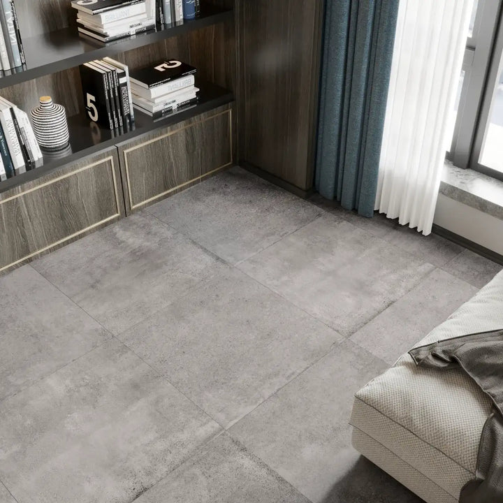 Industria Chromium Colourbody Concrete Effect Porcelain Tile tile image