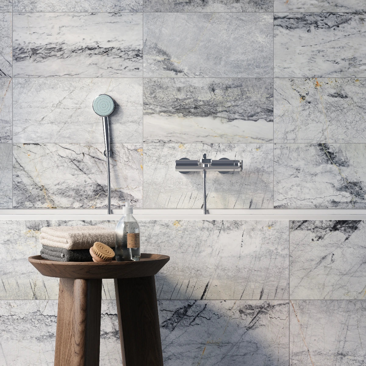 London Grey Classic Marble Tile tile image