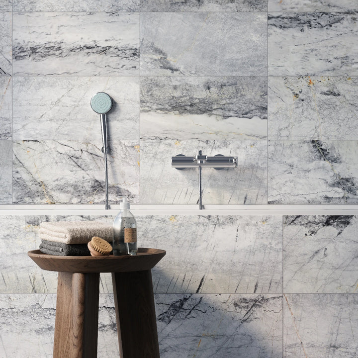 London Grey Classic Marble Tile tile image