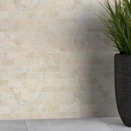 Lydia Classico Travertine Brick Mosaic Tile tile image