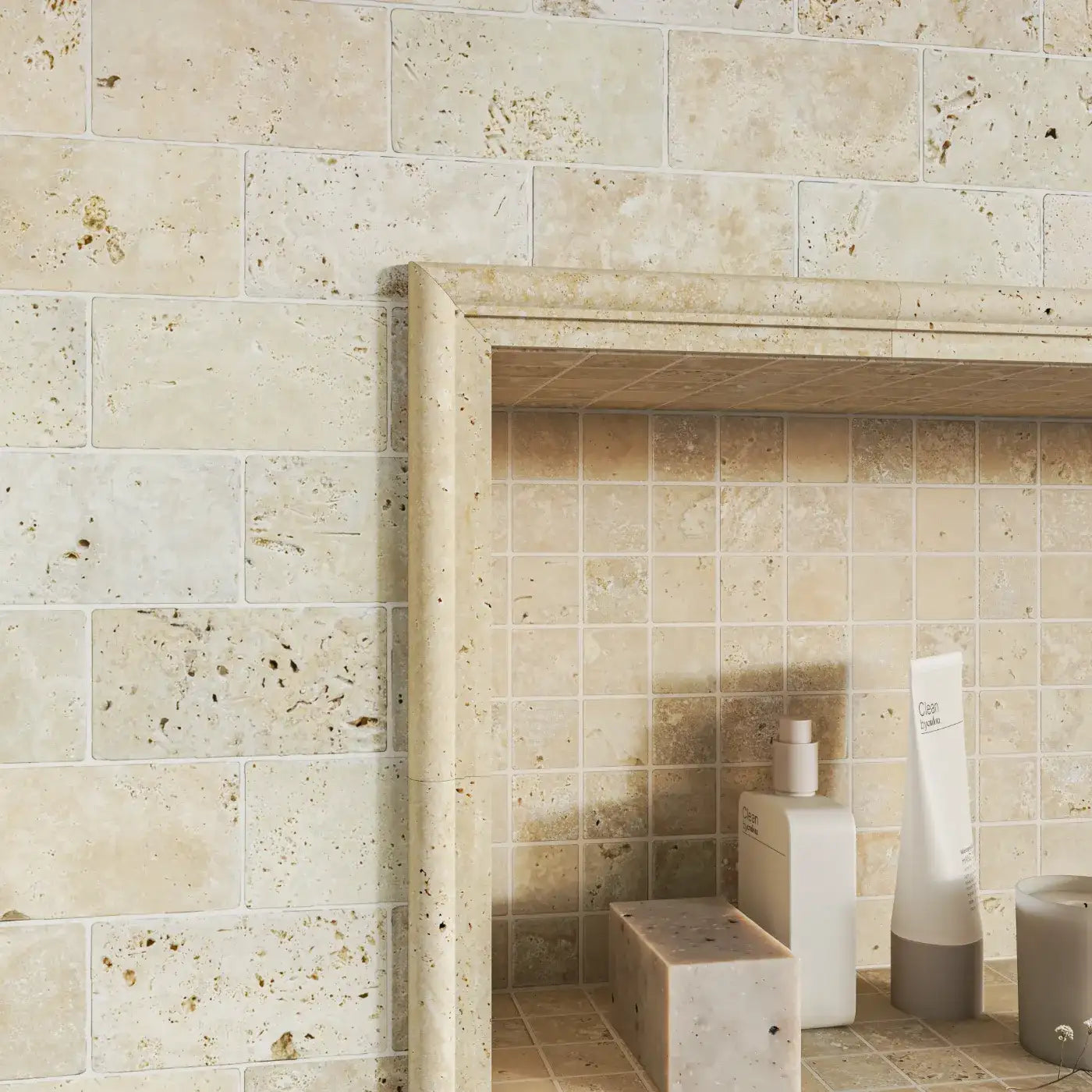 Lydia Classico Travertine Dado Border Tile tile image