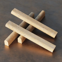 Lydia Classico Travertine Pencil Border Tile image 3