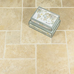 Lydia Classico Travertine Tile - Split Face 3D Effect image 5