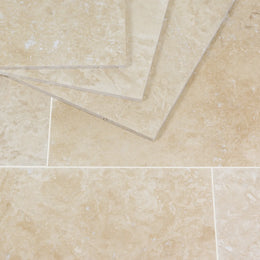 Lydia Classico Travertine Tile - Honed Filled image 2