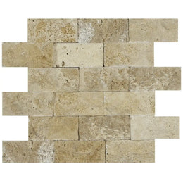 Lydia Classico Travertine Tile - Unfilled Tumbled Edge image 7