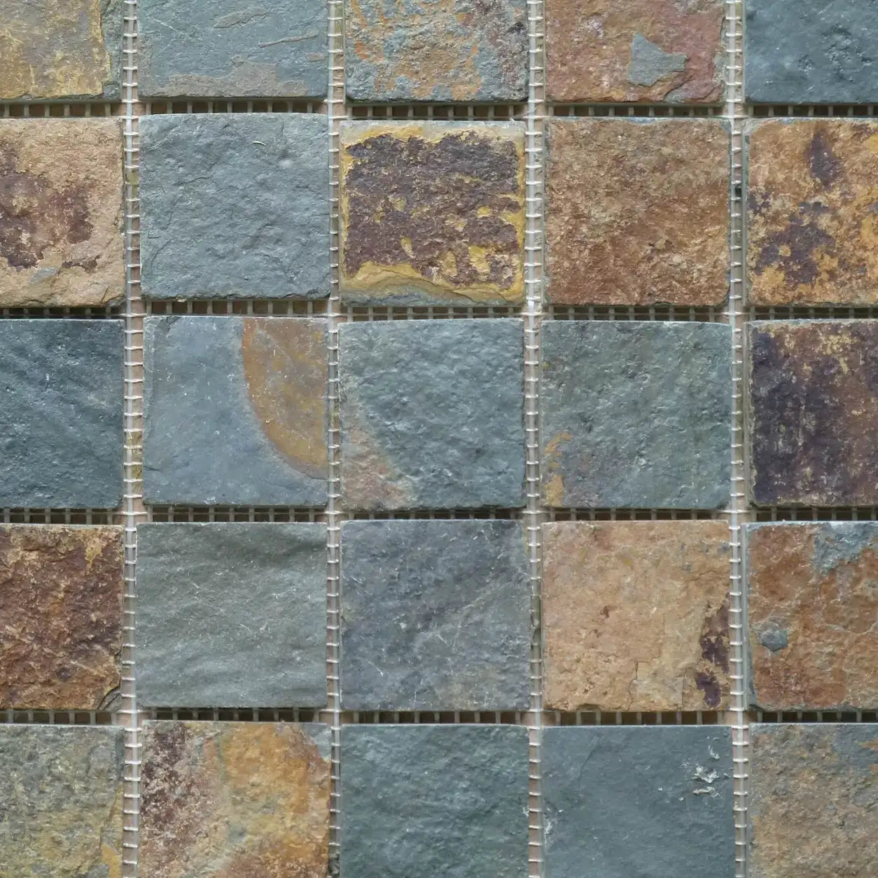 Multicolour Slate Mosaic Tile tile image