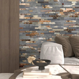 Multicolour Slate Riven Tile tile image