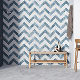 Olympus Creme Herringbone Marble Tile image 2