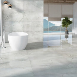 Onyx Nuvolato Porcelain Tile - Rectified Edge Polished Finish tile image