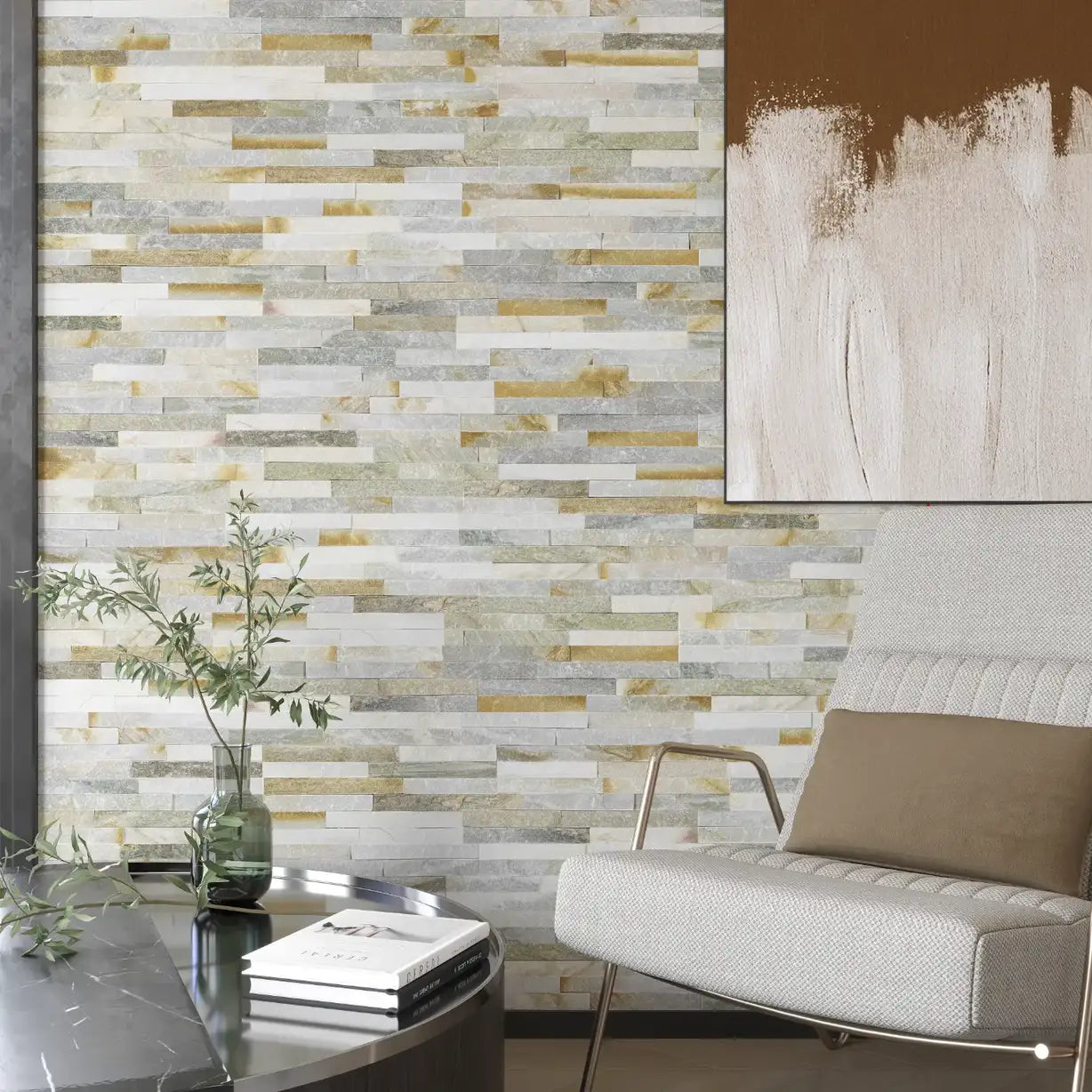 Oyster Slate Riven Tile tile image
