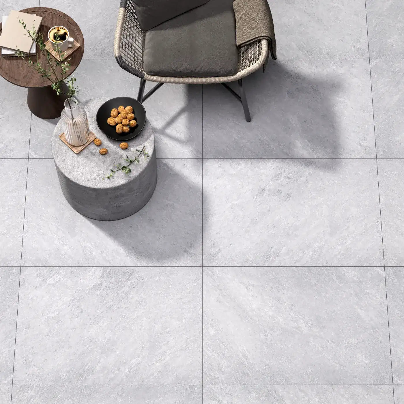 Quartz Grey Anti Slip Outdoor Porcelain Tile tile image