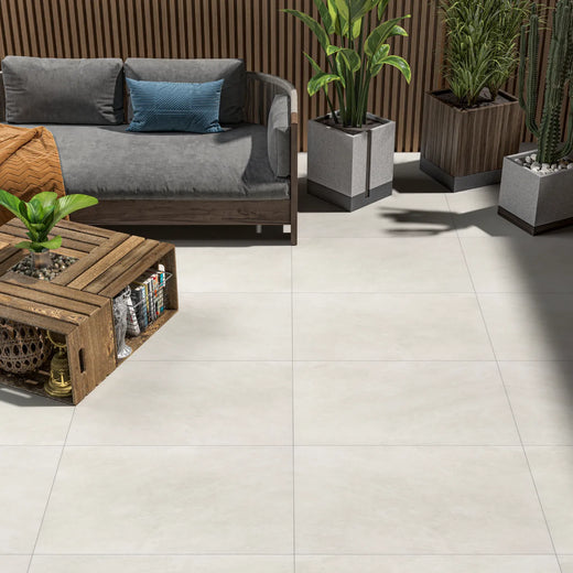 Quartz White Anti Slip Outdoor Porcelain Tile tile image