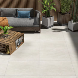 Quartz White Anti Slip Outdoor Porcelain Tile tile image