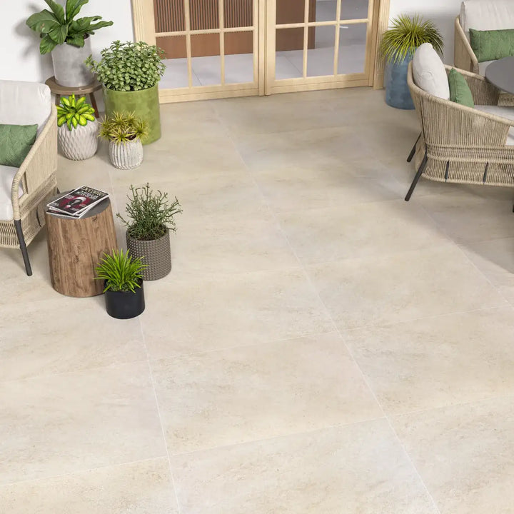 Sandy Beige Anti Slip Outdoor Porcelain Tile tile image