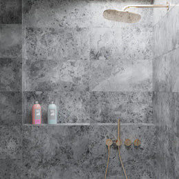 Silver Moon Marble Tile - Polished image 3