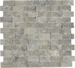 Silver Travertine Tile - Unfilled Tumbled Edge image 7