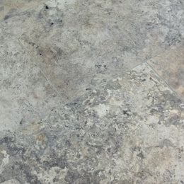 Silver Travertine Tile - Split Face 3D Effect image 6