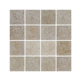 Siva Noce Travertine Tile - Unfilled Tumbled Edge image 2