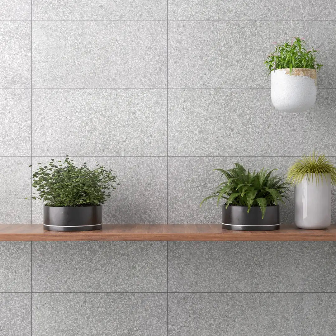Station Ash Terazzo Effect Porcelain Tile tile image