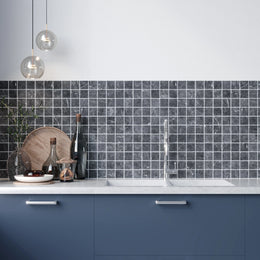 Taurus Nero Marble Mosaic Tile tile image