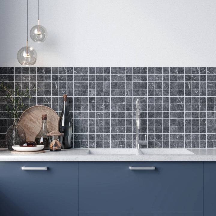 Taurus Nero Marble Mosaic Tile tile image