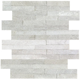 White Quartzite Slate Riven Tile image 2