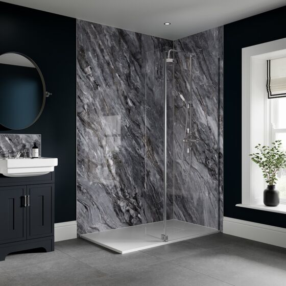 Aqua Wall Monsoon Gloss SPC Wall Panel 950x2400x6mm