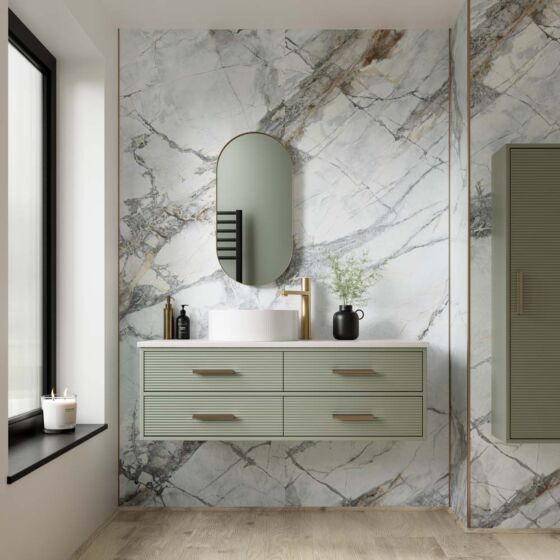 Aqua Wall Fuji Matt SPC Wall Panel 950x2400x6mm