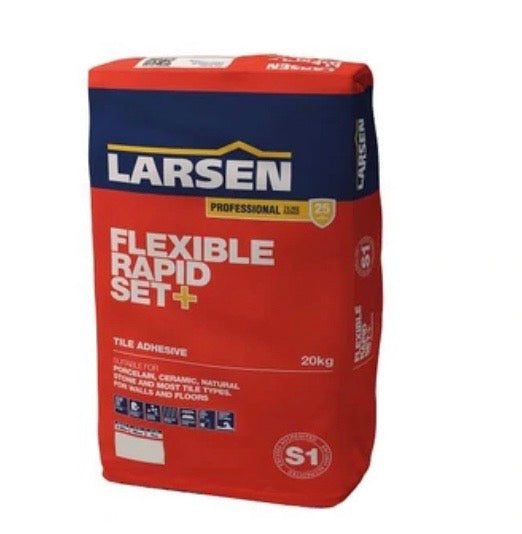 Larsen Rapid Set S1 Grey Adhesive 20kg