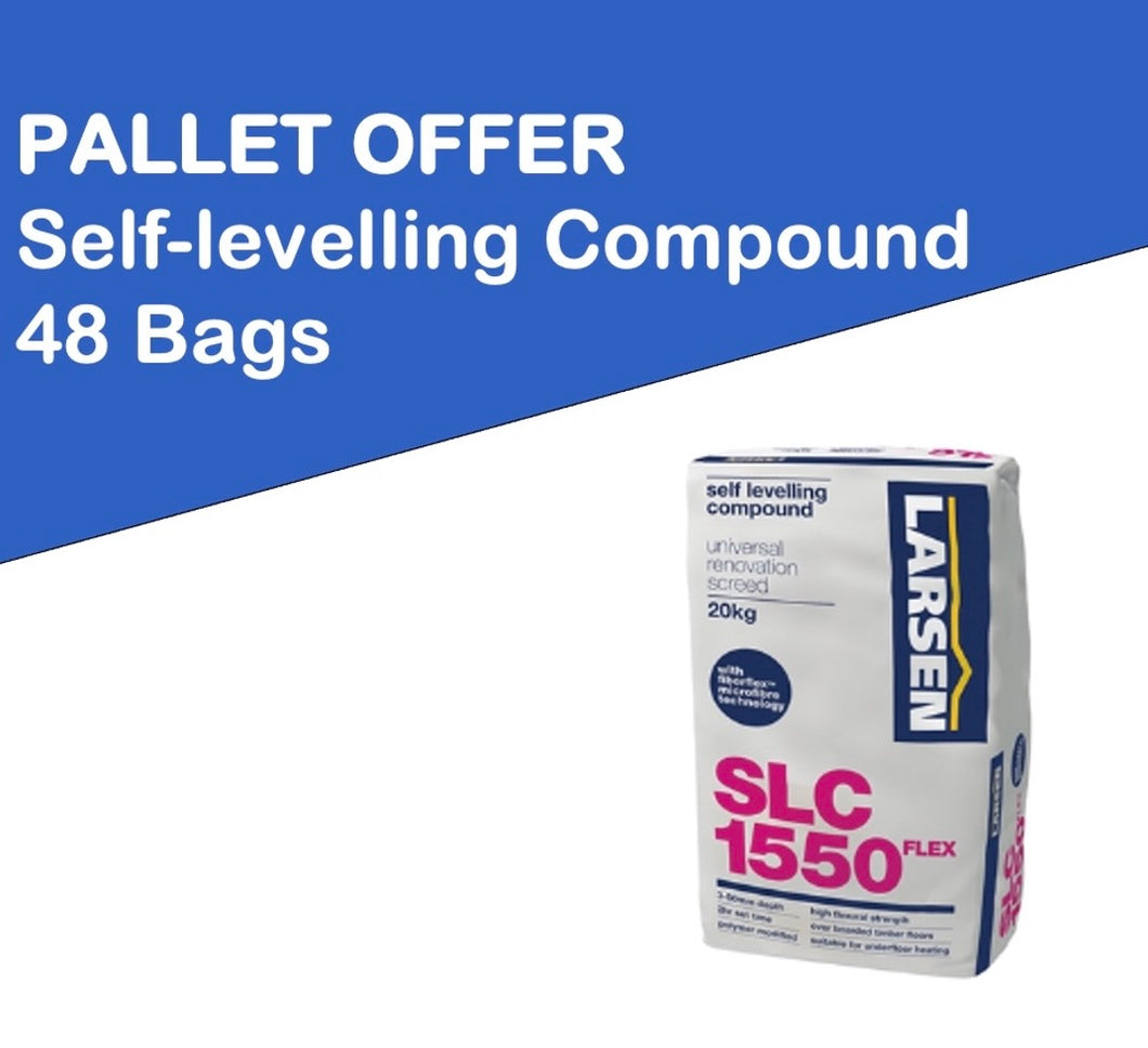 Larsen Self Leveller SLC 1550 PALLET DEAL £13.99 per Bag